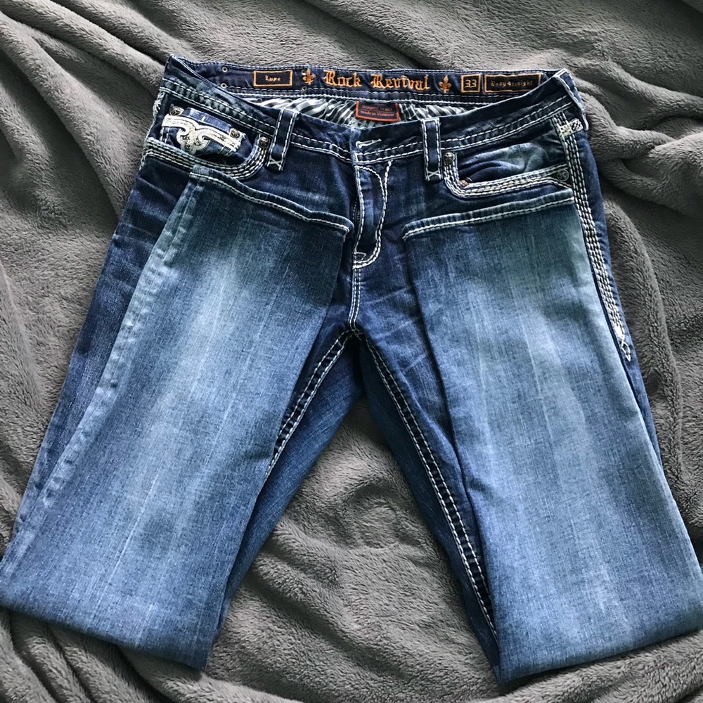 Women’s rock revival jeans